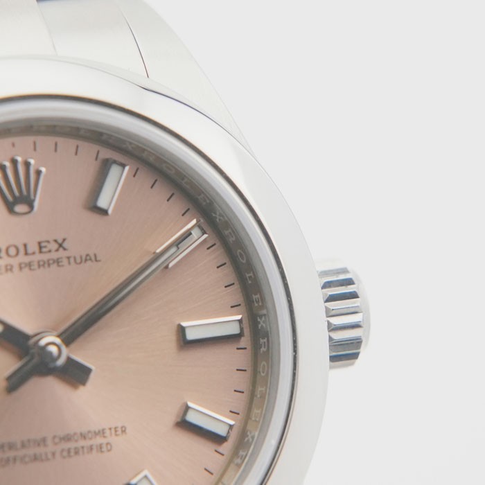 ROLEX Oyster Perpetual 28 276200 Pink Warranty 2021 Box/Paper