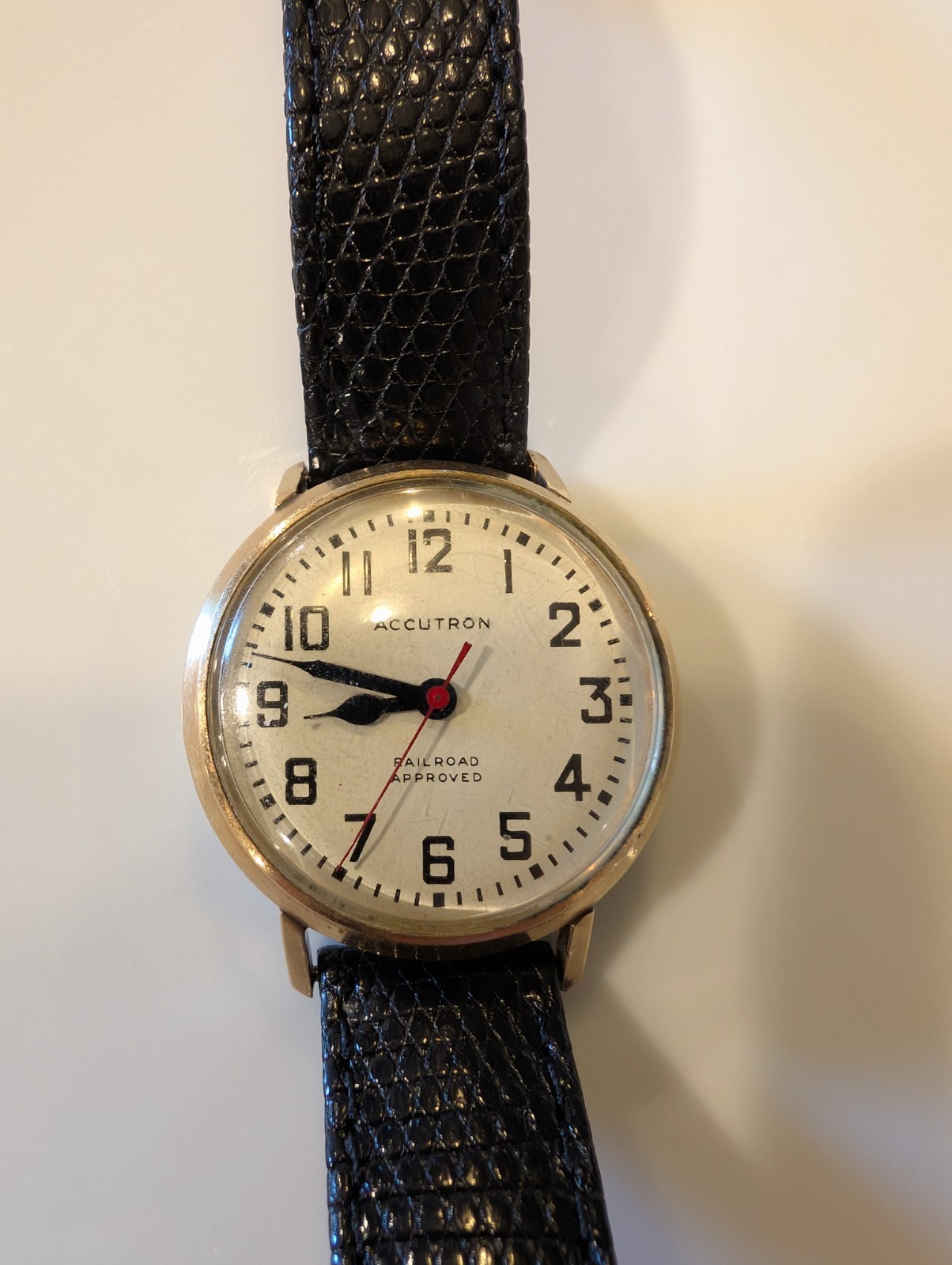 1963 Bulova Accutron Railroad Approved 214 M3 Gold Filled Running & Phased 1.55V