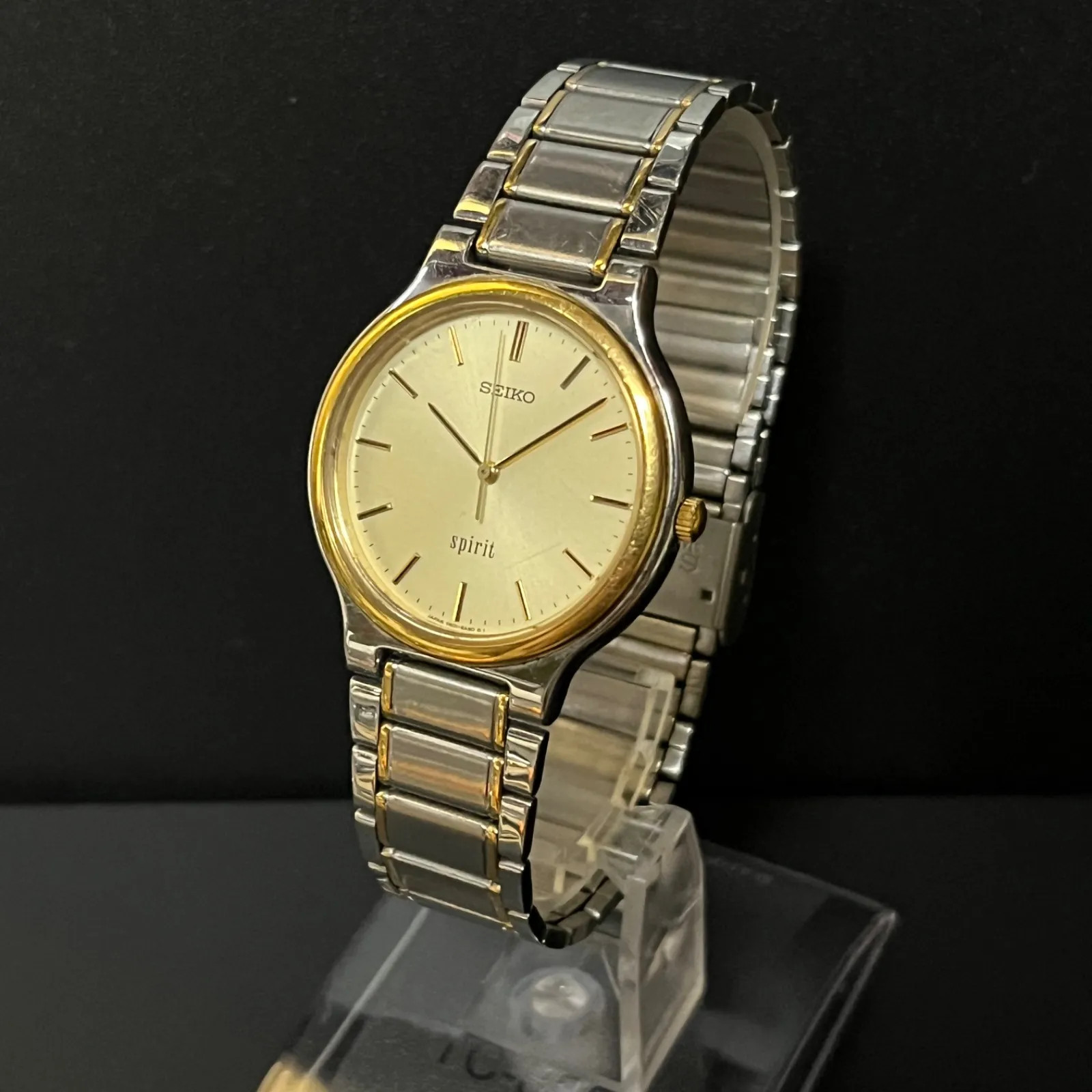[Working Condition] SEIKO Spirit 7N01-6A70 Wristwatch – Tested and working, batt