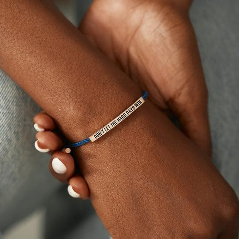 Let Them Tube Bracelet for Women, Self Worth Motivation Bracelet Adjustable Brai
