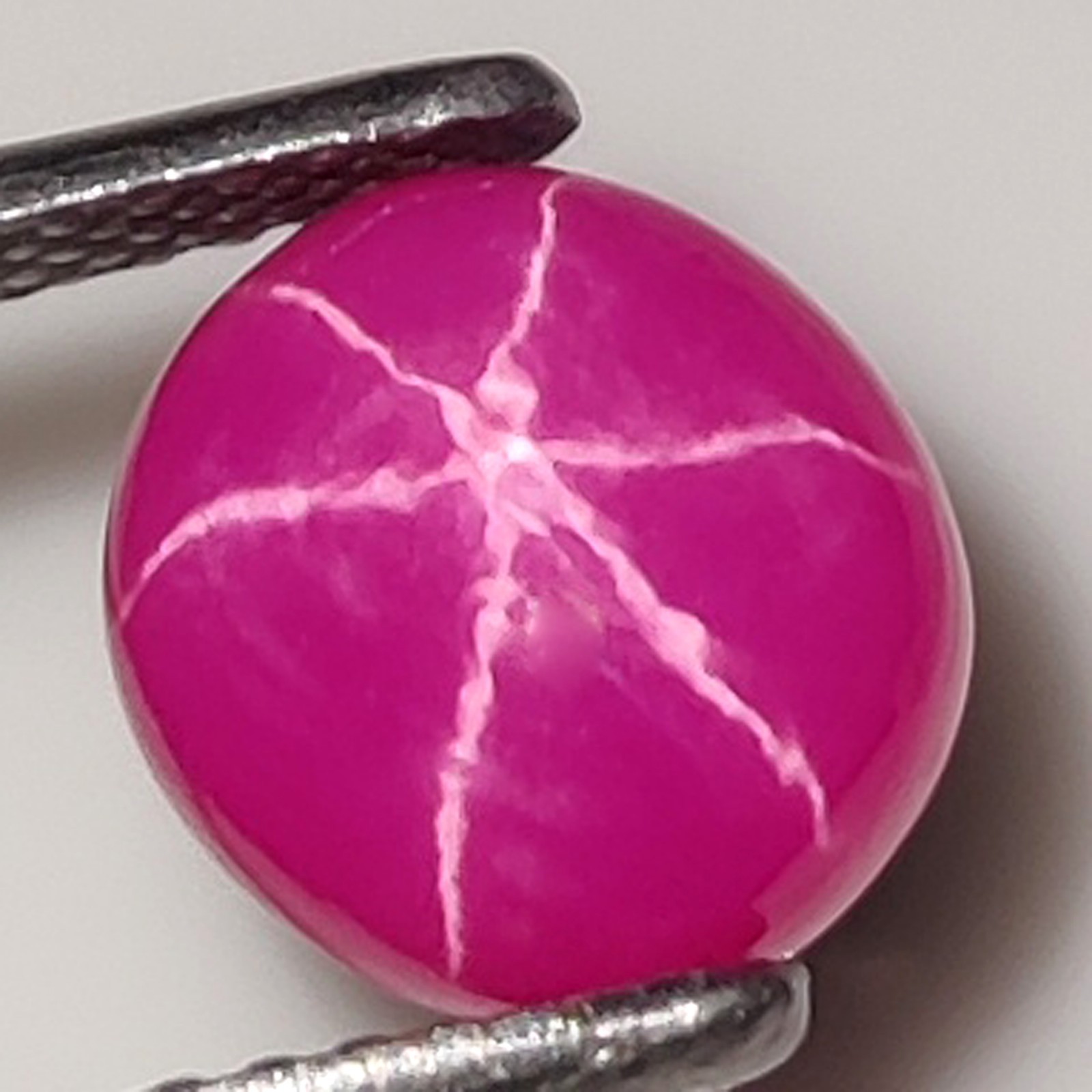 Natural Certified Mogok 6 Rays STAR Pink Ruby 9.00 MM Round Stunning Gemstones