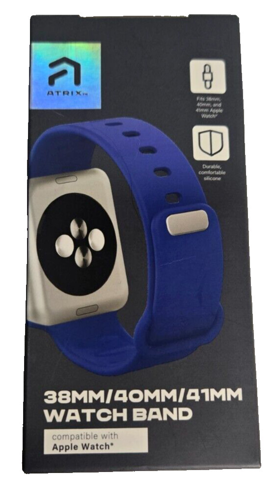Atrix Adjustable Blue Watch⌚️Band Replacement For Apple Watch 38mm 40mm 41mm