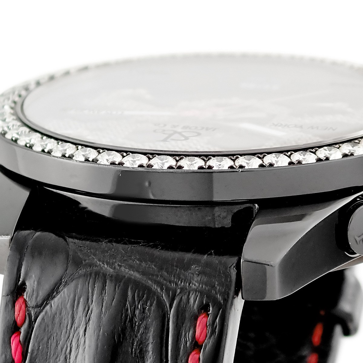 JACOB&CO 5 Time Zone 1.9″ Skull Limited JC-SKULL9 Original Factory Diamond