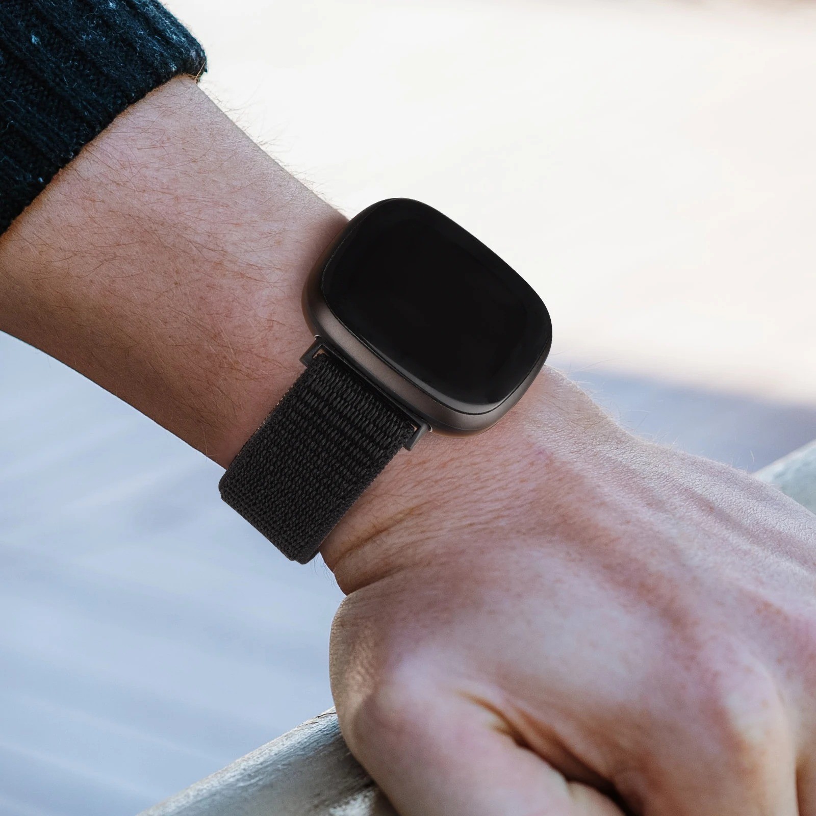 Nylon Watch Band For Fitbit Versa 3/Versa 4/Sense/Sense 2 Strap Wristband Strap