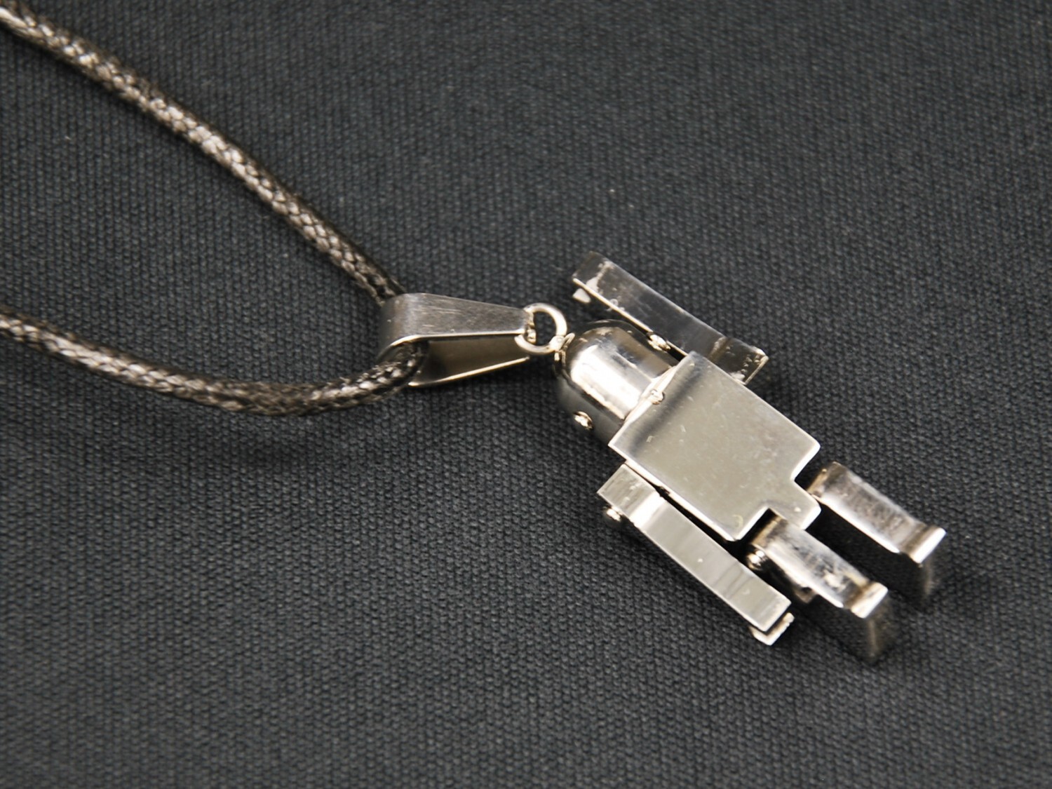 Android Robot Miniblings Necklace Machine Textile Band IT Mobile