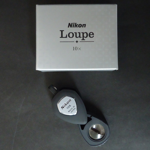 Nikon Jewelry Loupe 10X Appraisal Professional Pocket Round Magnifier Japan