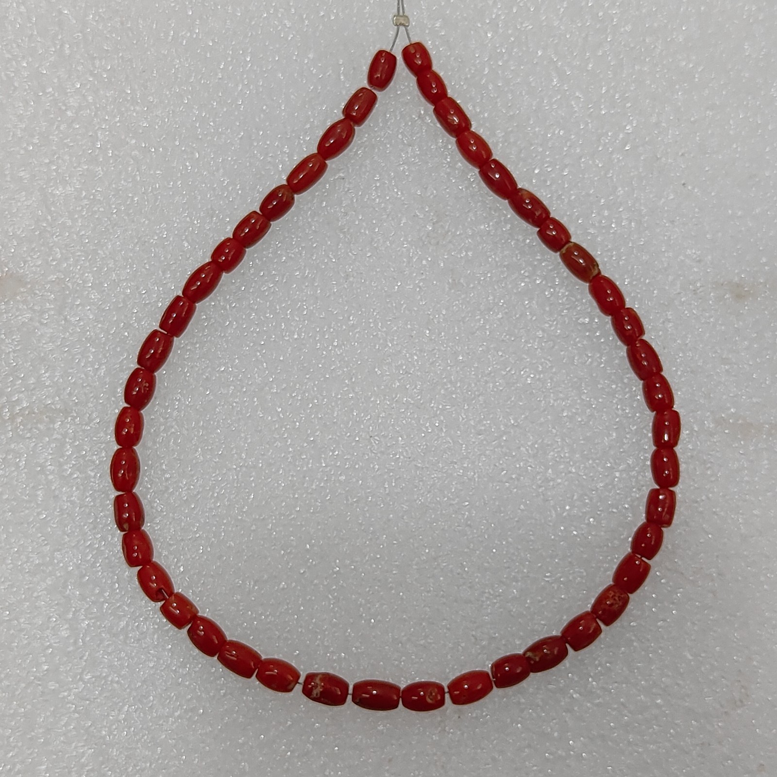 Top Quality Red Coral Beads Gemstone, Genuine Antique Red Coral Drum Shape Beads