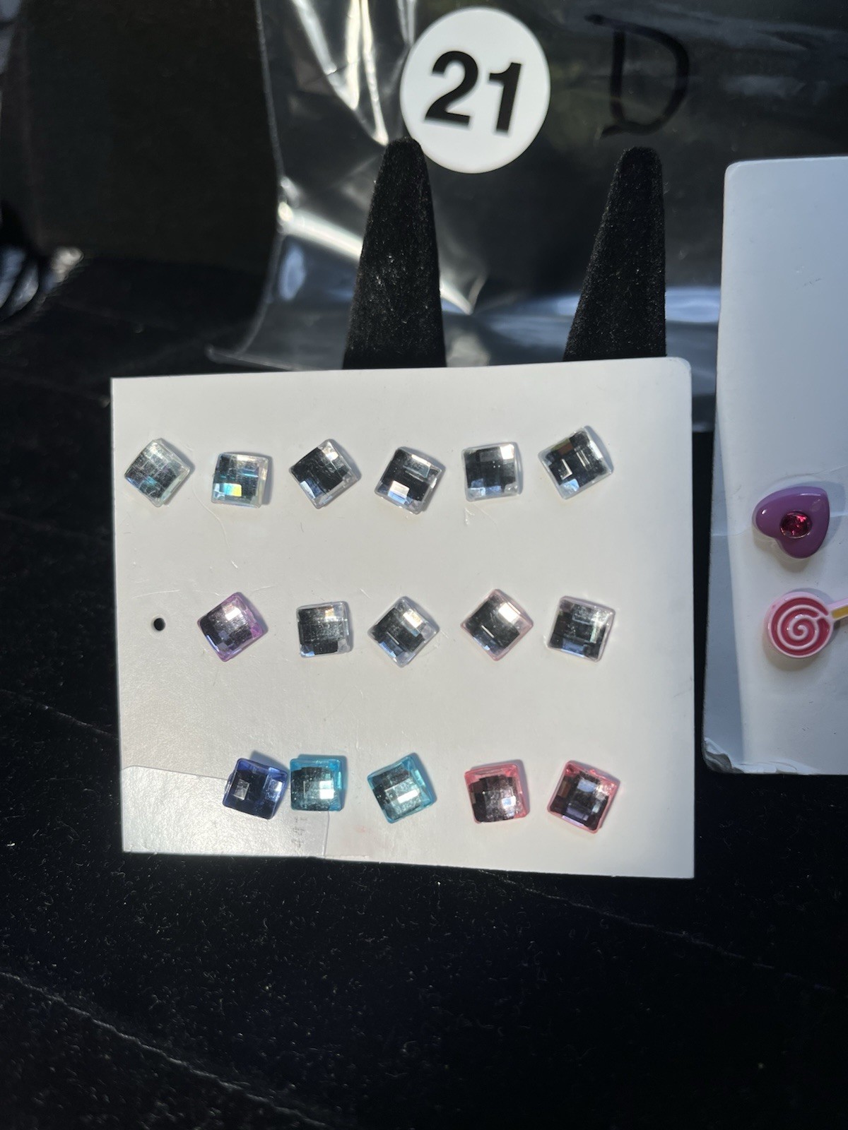 14 Pairs Of Stud Earrings