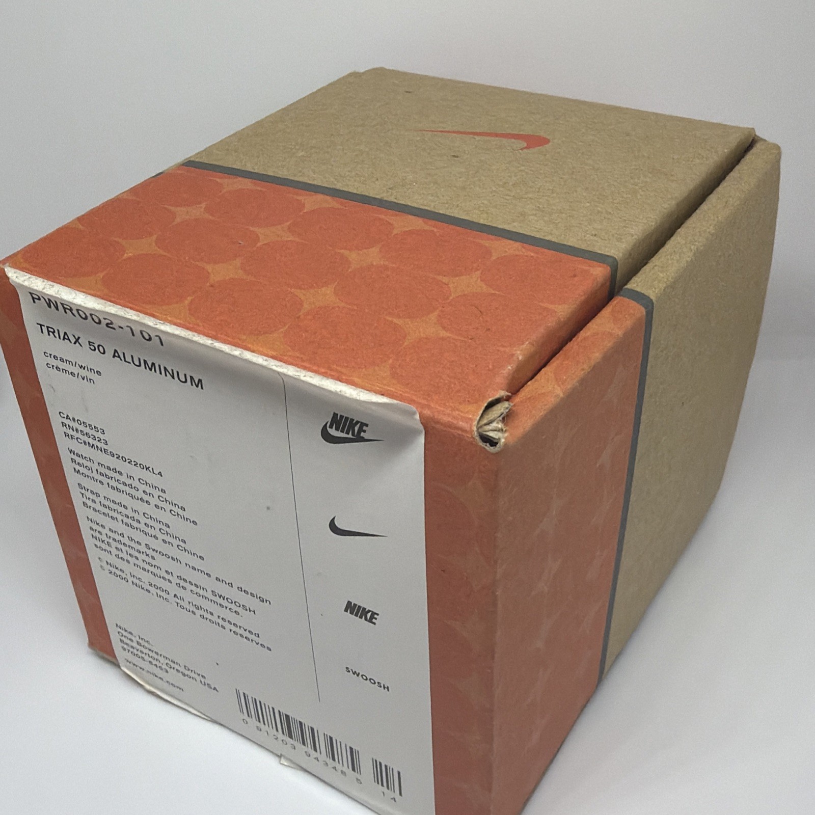 NIKE TRIAX 50 aluminum ASIA PACIFIC COUNTRY OF THE YEAR 2000 new battery
