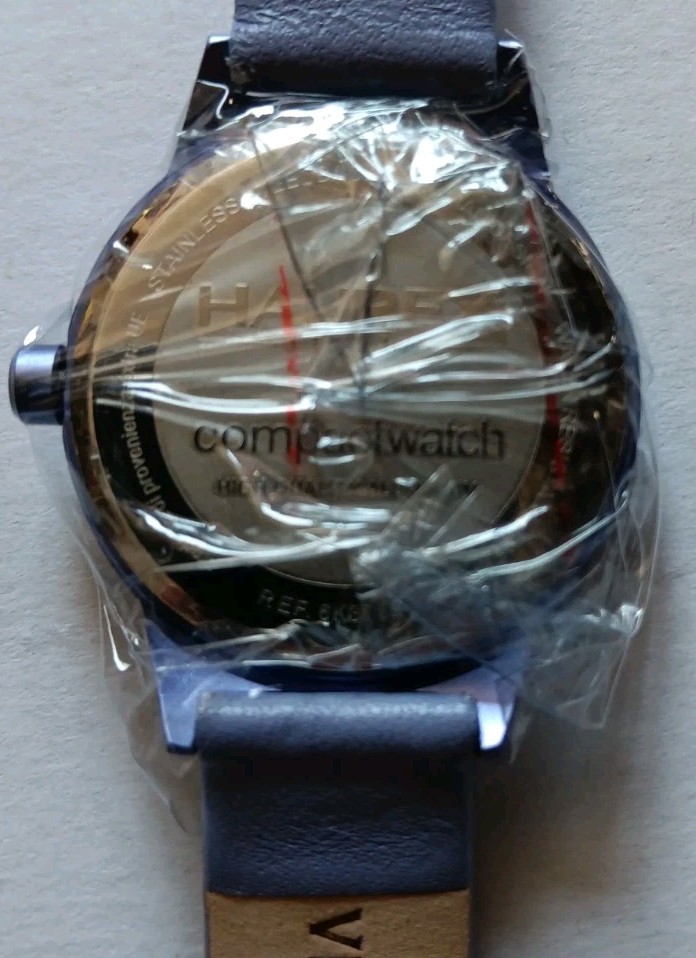 NWT Haurex Italy Women’s Lavender Quartz Watch Leather Strap Day