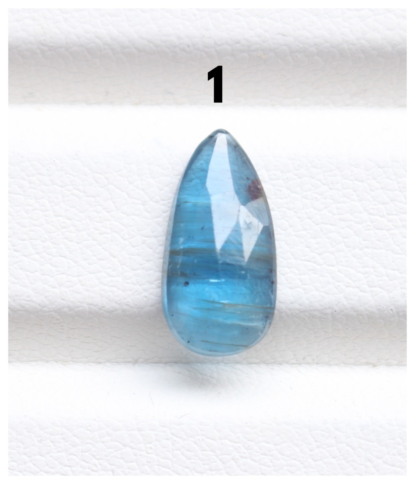 Natural Blue Kyanite Rose Cut Faceted Cabochon Pear Oval Loose Gemstone Lot New