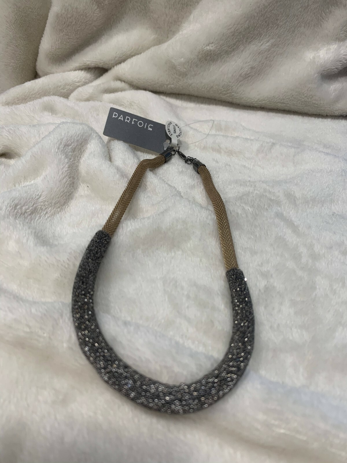 NEW PARFOIS Short Necklace With Rhinestones