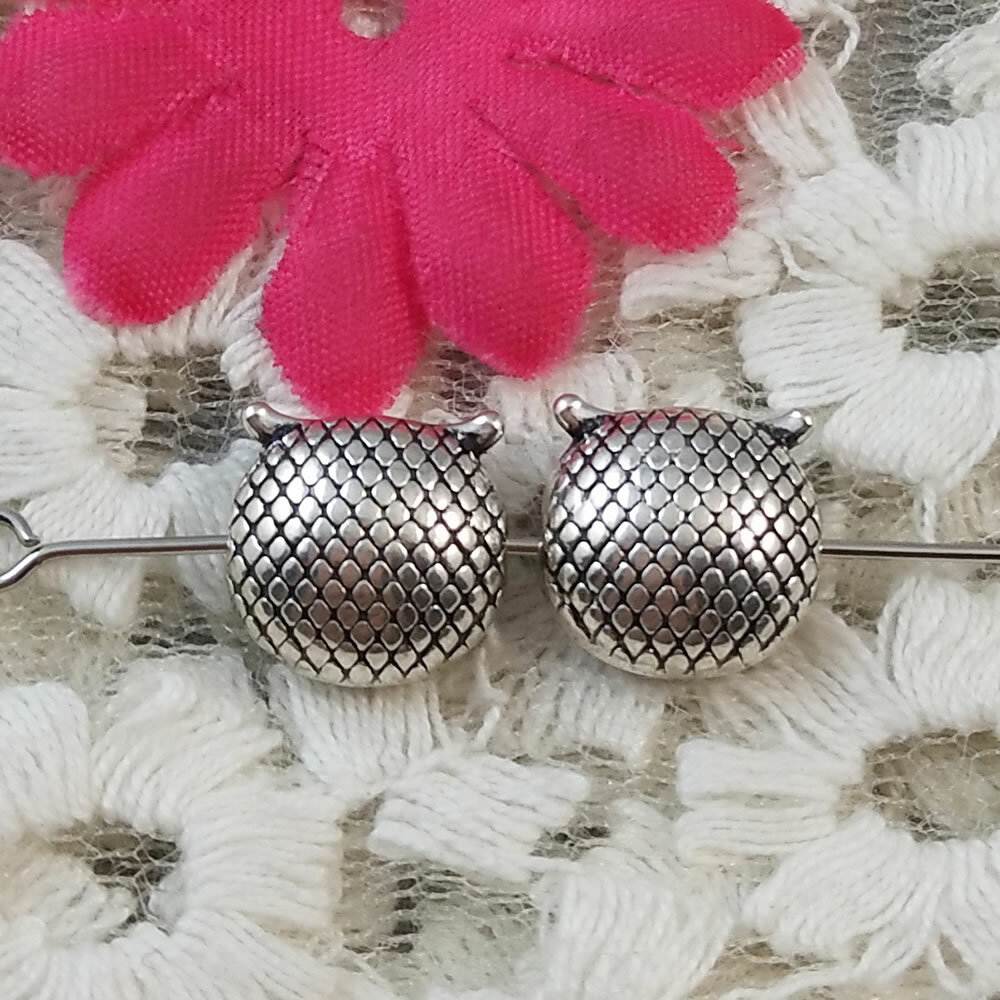 Free Ship 26 Pcs Antique Silver Owl Spacers 11X11MM H-5247