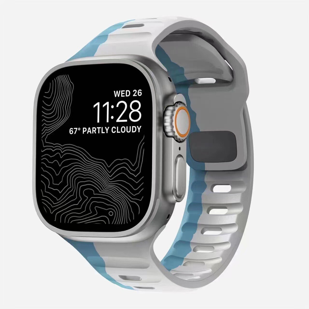 For Apple Watch Series Ultra 11 10 9 8 7 5 Silicone Sport Strap Band 38/49mm