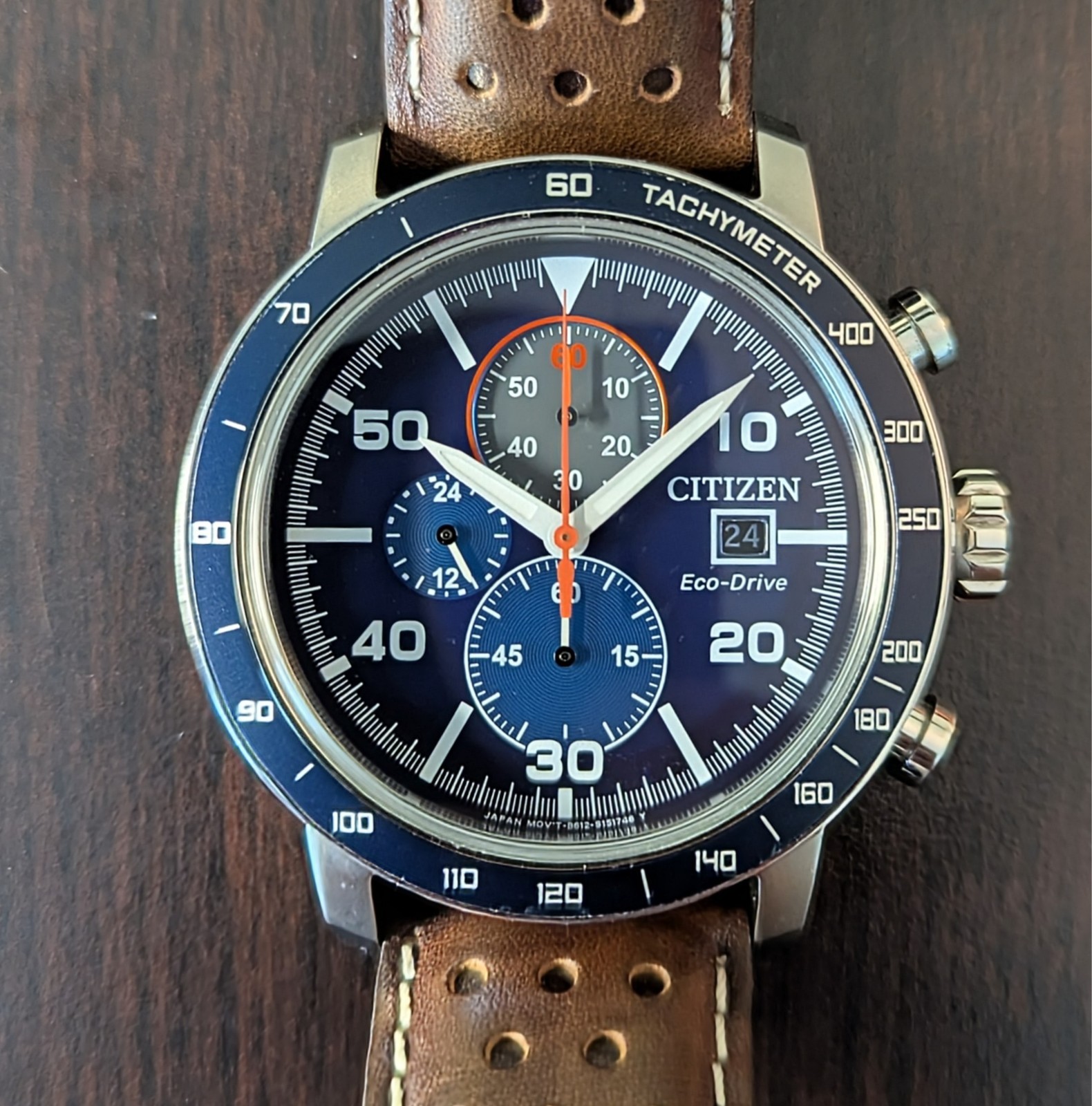 Citizen Men’s Eco Drive Brycen Chronograph W/ Blue Dial CA0648-09L