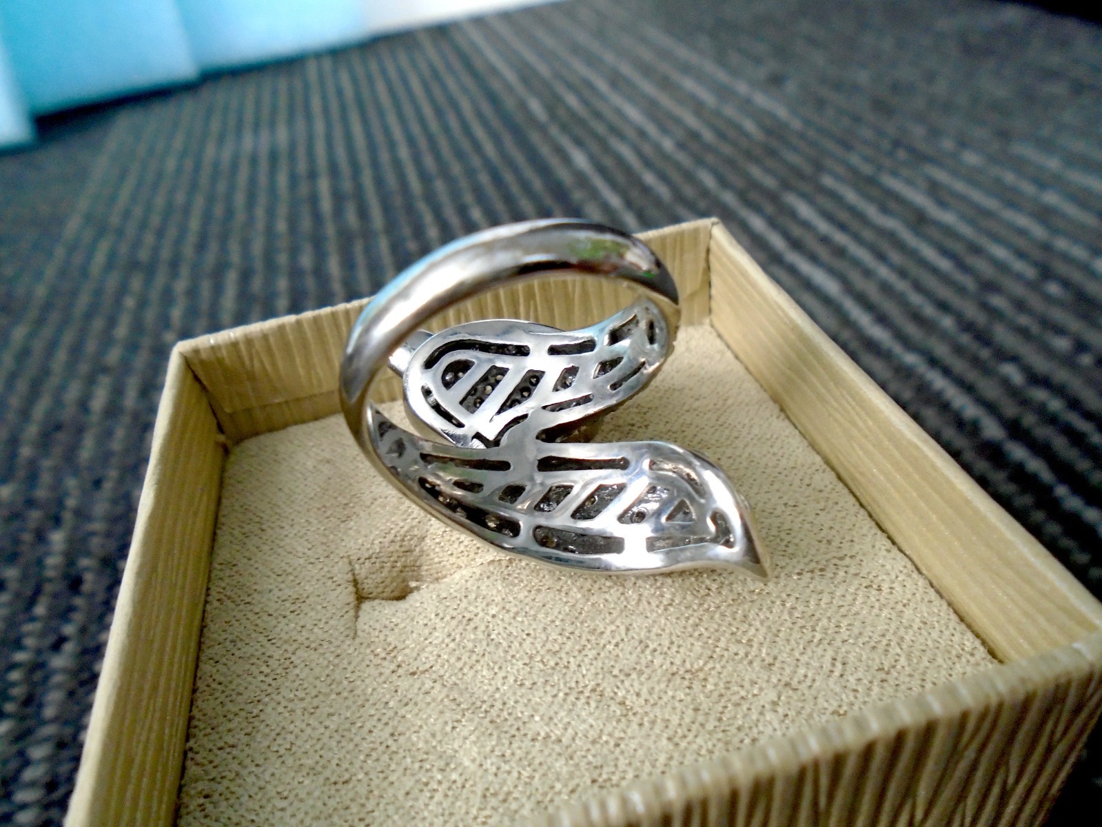 Silver Fox Tail Ring