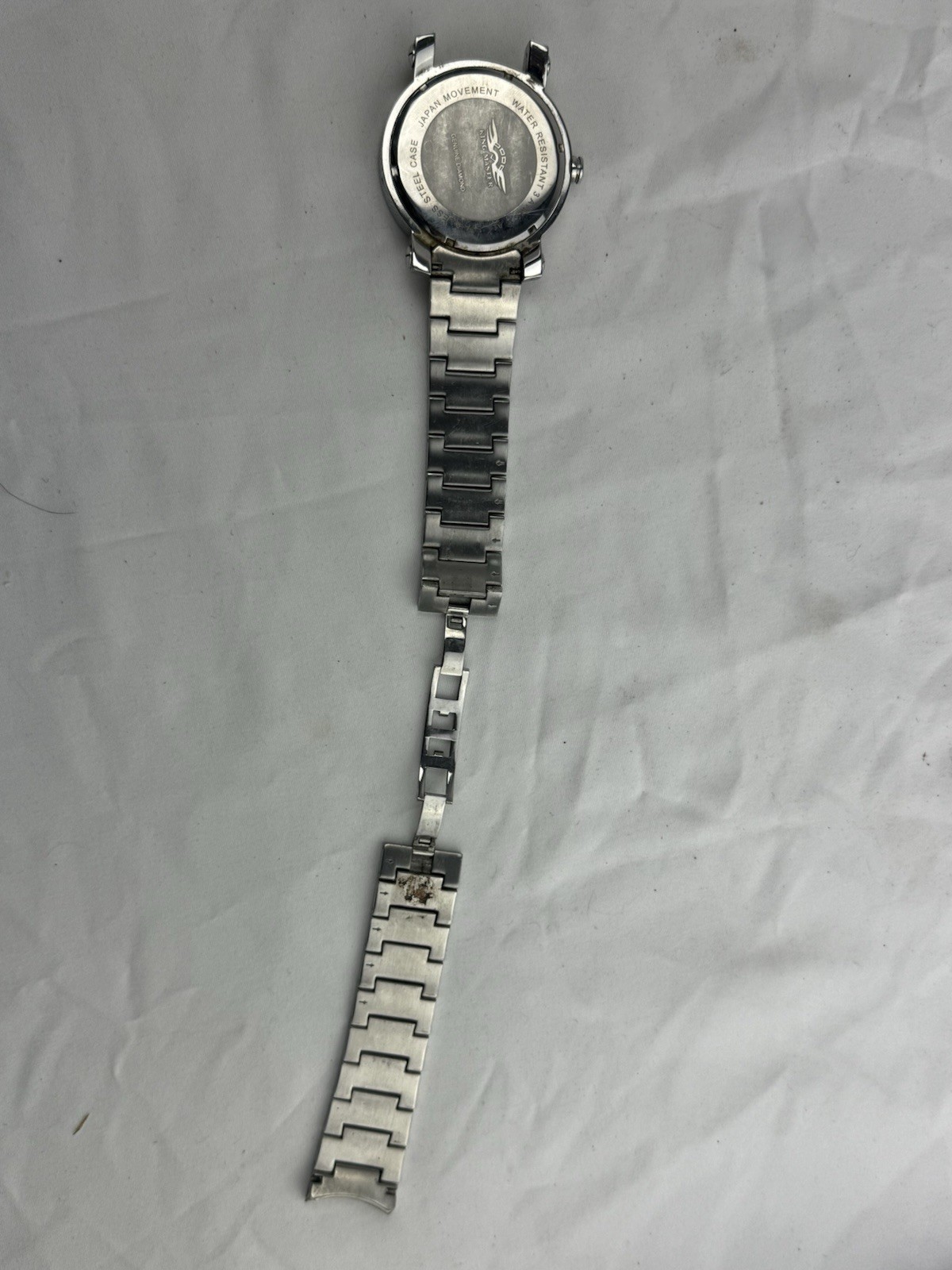 King Master GENUINE Diamond Watch FOR PARTS OR REPAIR