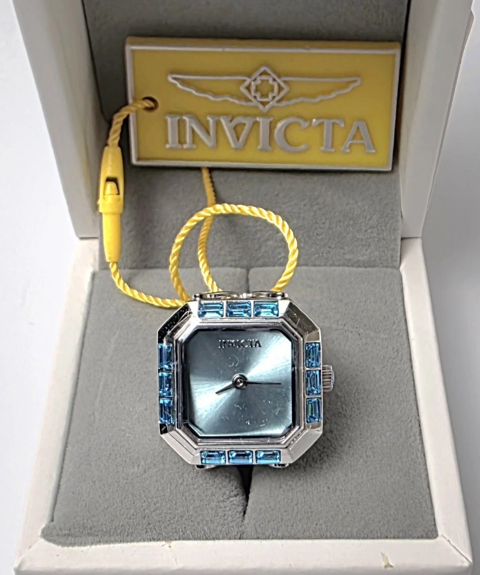 NEW Invicta Angel Women’s Ring Watch – 21.5mm, Silver (49579)
