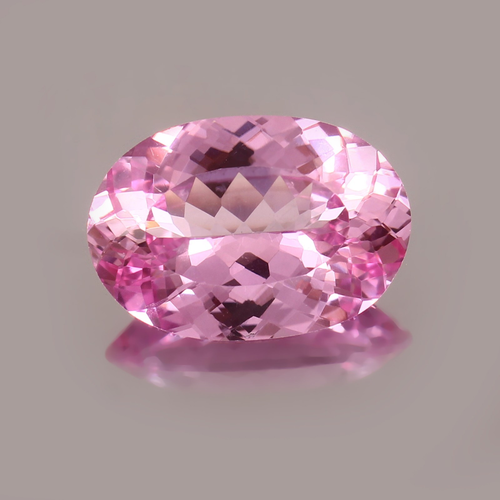 Natural Flawless Ceylon Padparadscha Sapphire Oval Cut Loose Gemstone 15.50 Ct