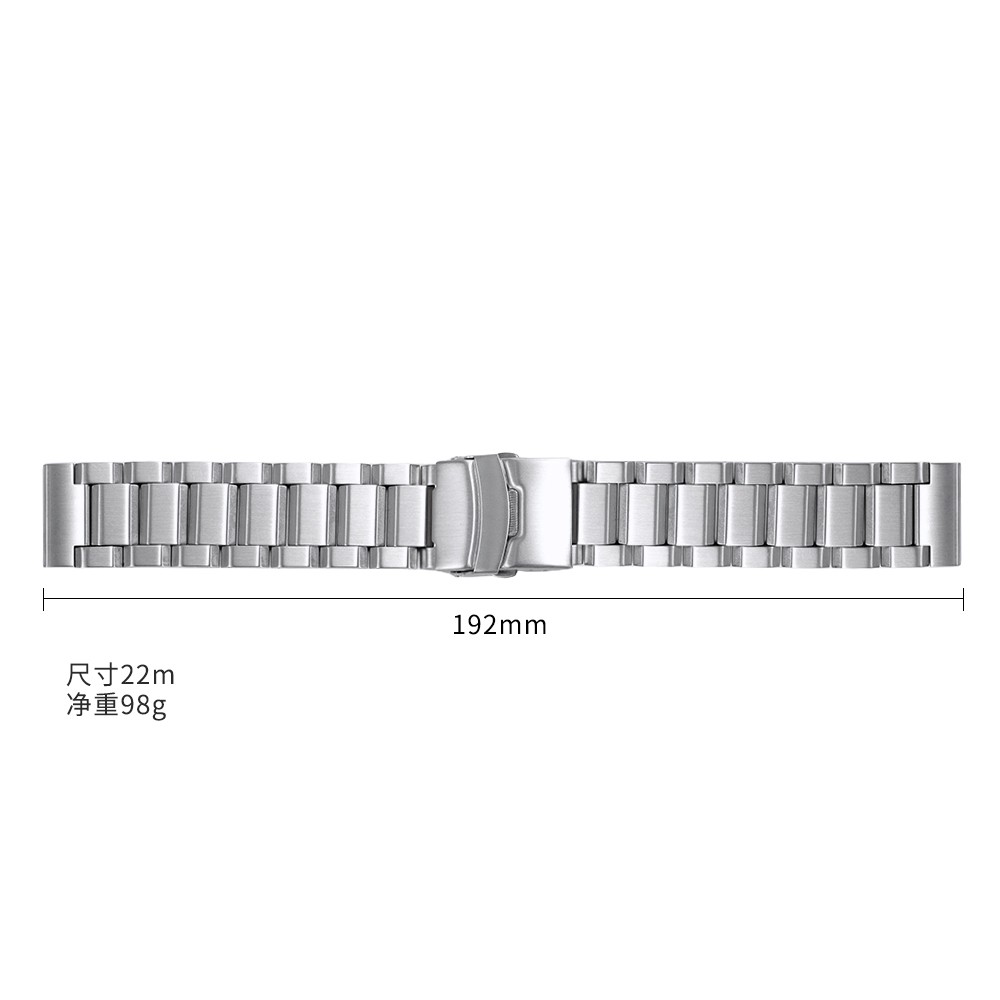 316L Oyster Solid Stainless Steel Watch Band Strap 18/19/20/21/22/23/24/25mm
