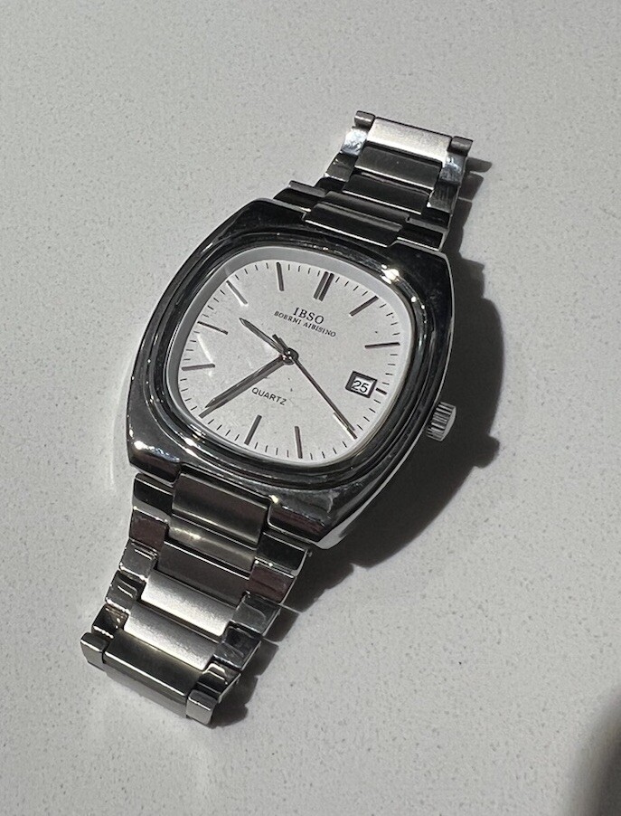 IBSO Men’s Formal Stainless Steel Strap Quartz Watch 3АТМ Waterproof