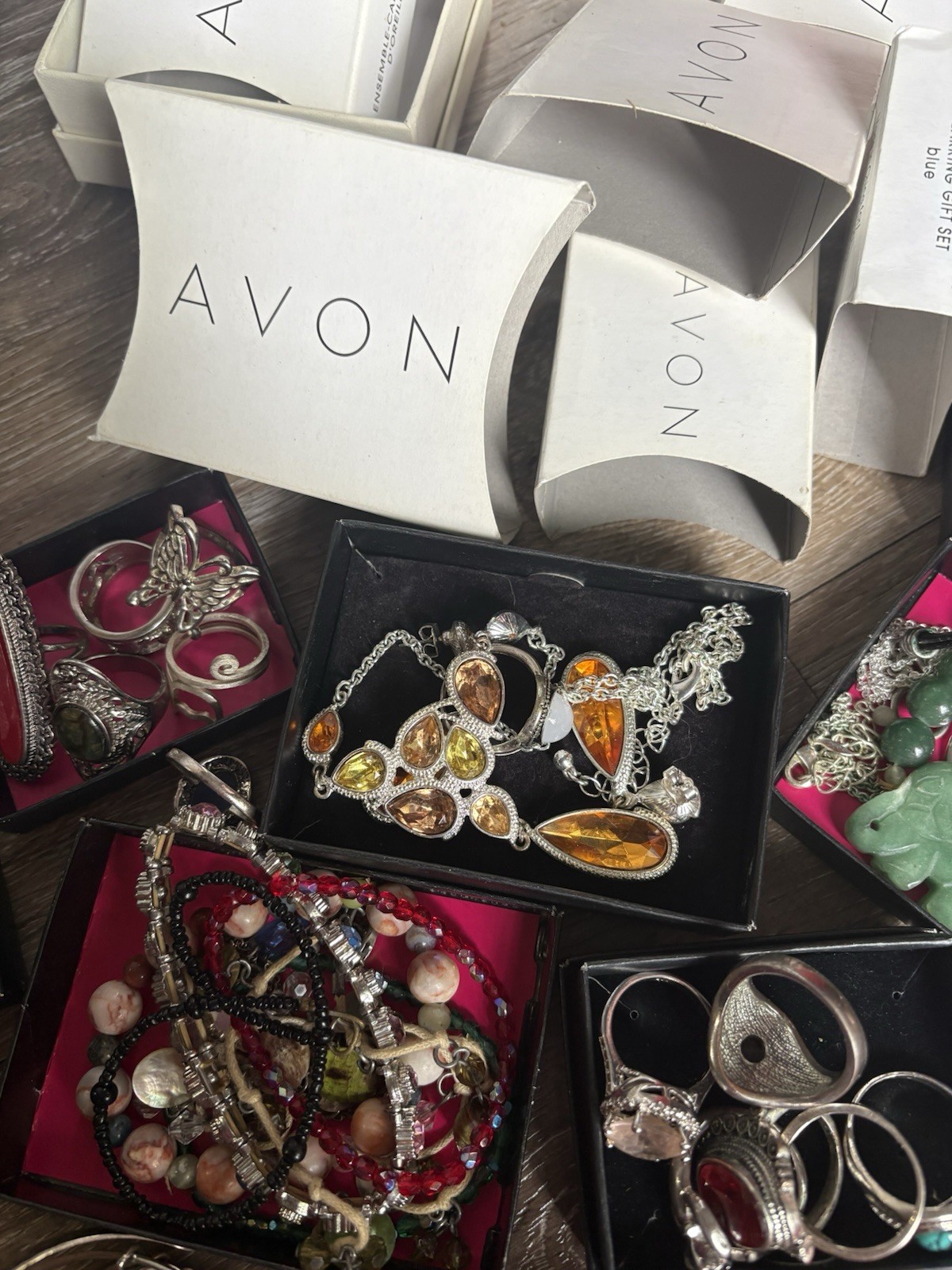 Untested Fashion Jewelry Mixed Lot Multicolor Bracelets Rings