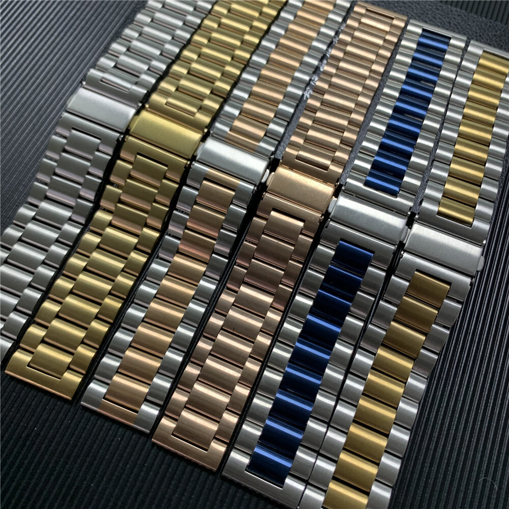 18/20/22/23mm Stainless Steel Metal Bracelet Watch Band Universal Wrist Strap