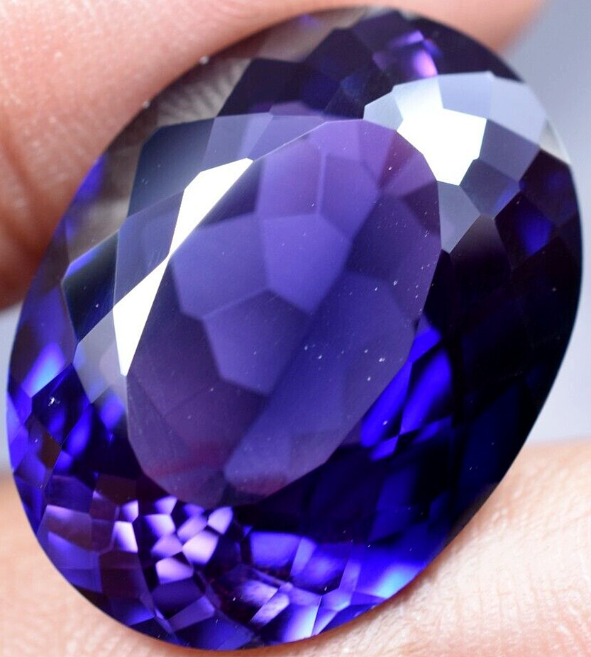 Natural 32.70 Ct Boysenberry Sapphire GGL Certified fabulous Loose Gemstone