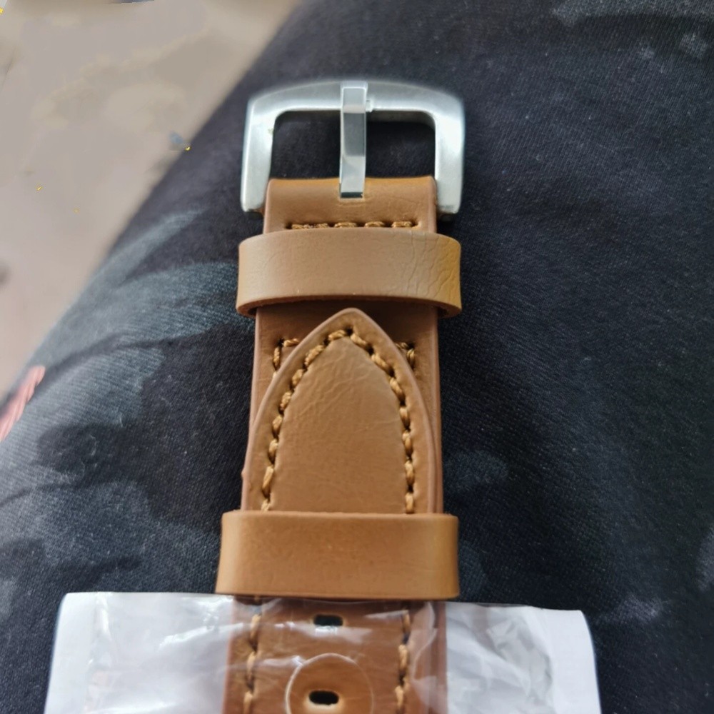 Simple Luxury Genuine Cowhide Leather Watch Band Strap 18mm-24mm Optional