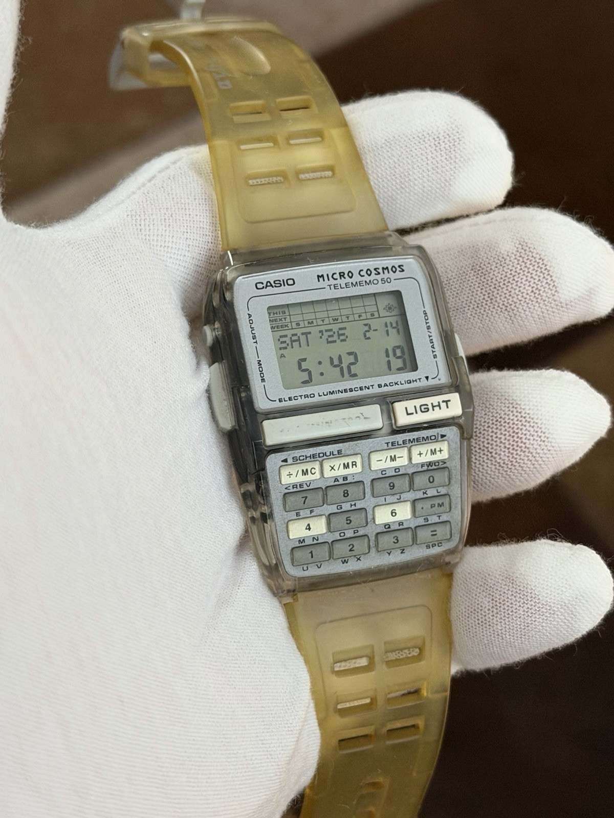 Rare Vintage Casio DBC-63 “Micro Cosmos” Men’s Calculator Digital Watch JDM 90s