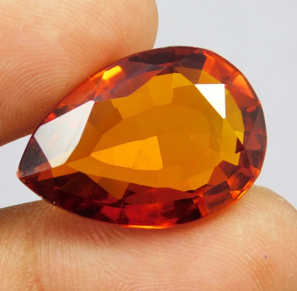 CERTIFIED Natural 50 Ct Mandarin Orange Unheated – Spessartine Garnet Gemstone