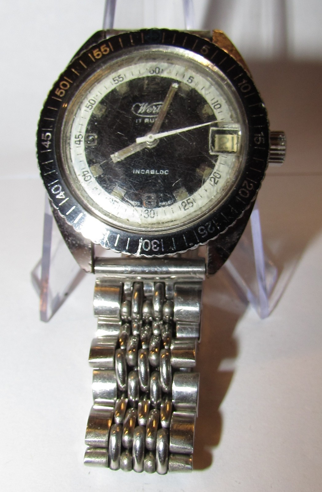 Vintage Wertex Skin Diver, ’60s and ’70s Diver Watch.