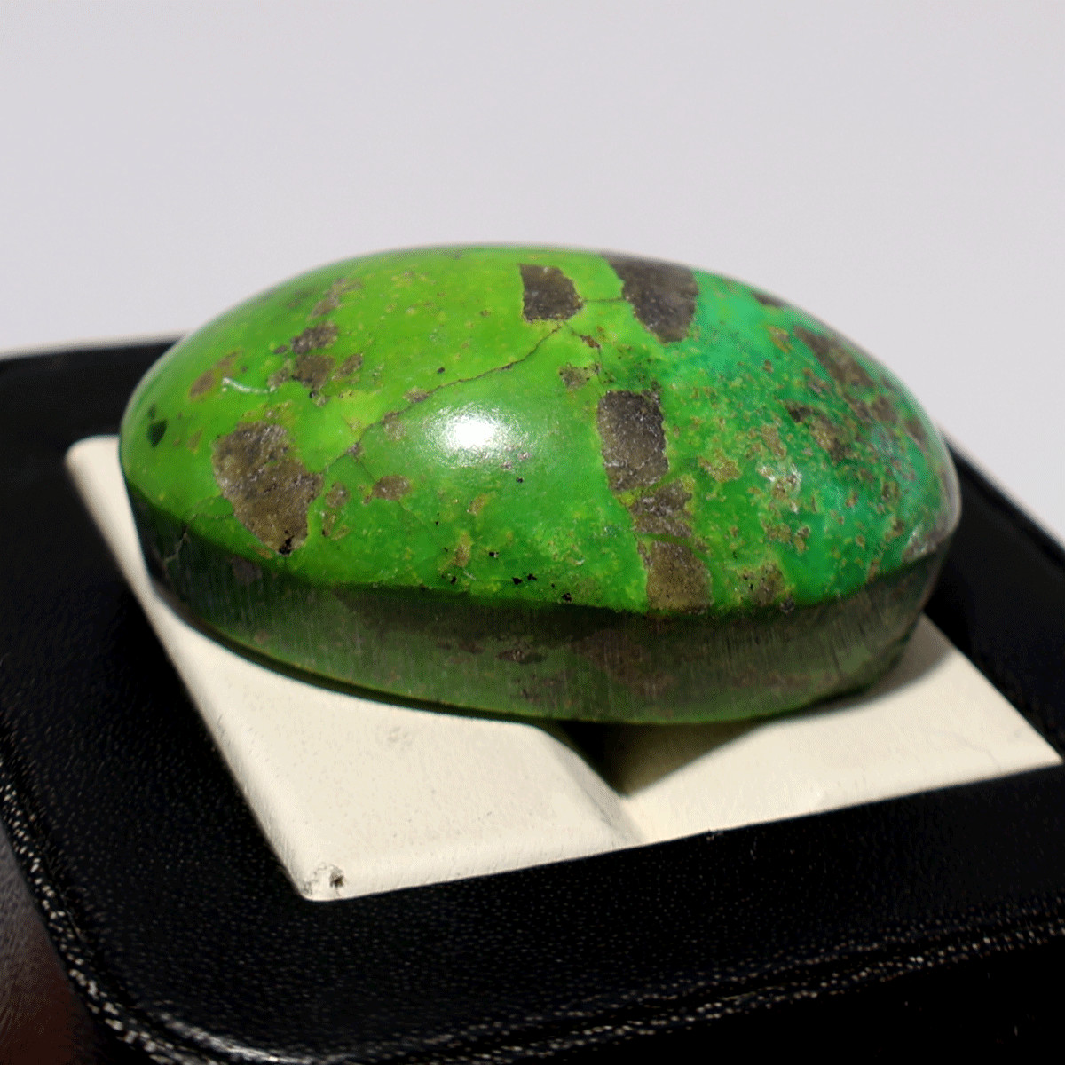 Rare Spring Green 105 CT Natural Persian Turquoise 37mmx26mm Cabochon Gemstone