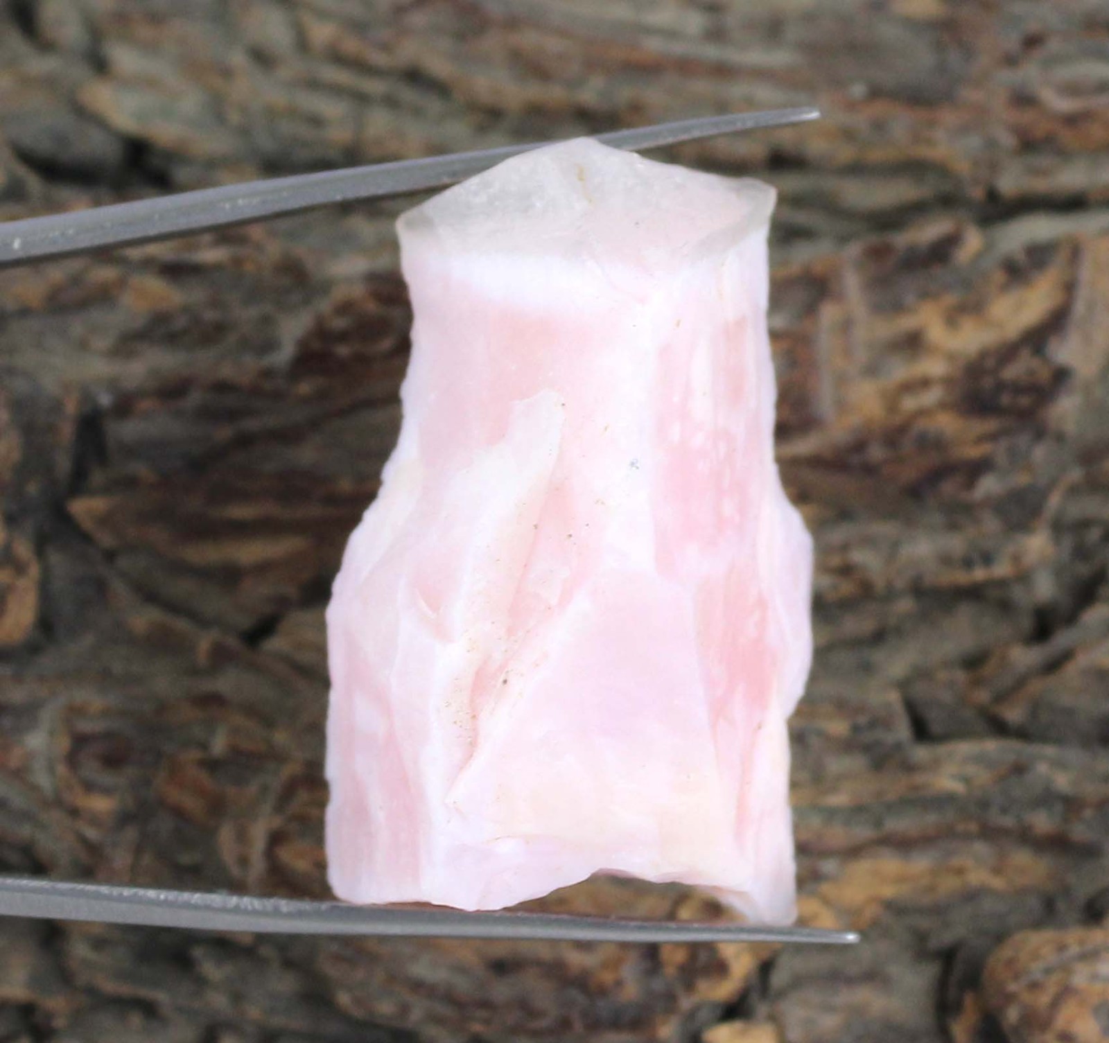 Peru Pink Opal 40.55 Ct Natural Gems Certified Rough T33110 Collection Specimen