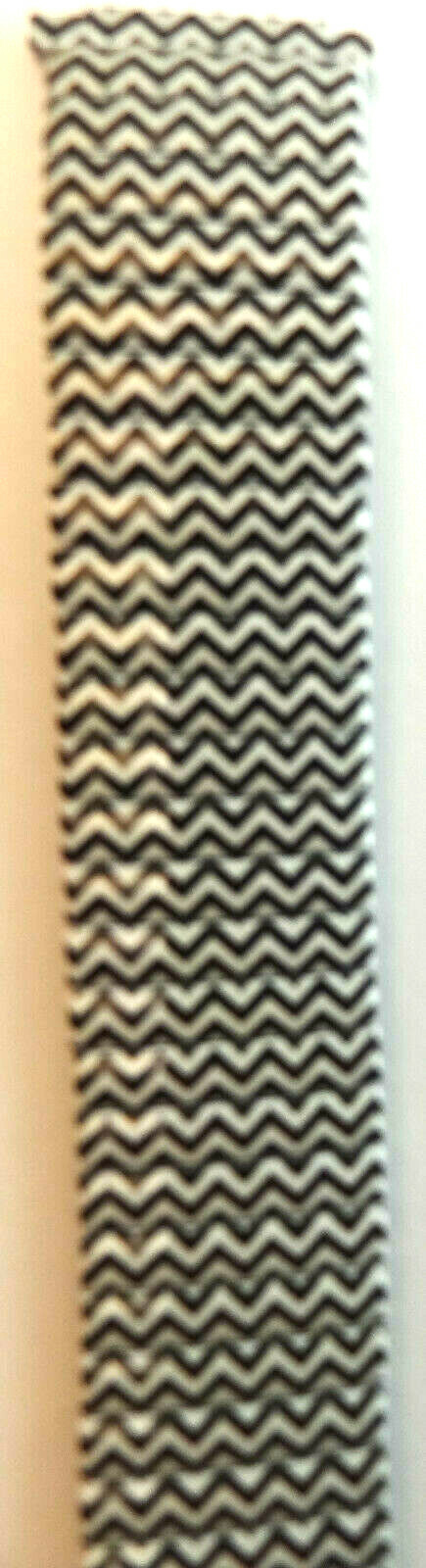 Black & White (Painted Enamel) on Stainless Steel Expansion 16-22mm Watch Band