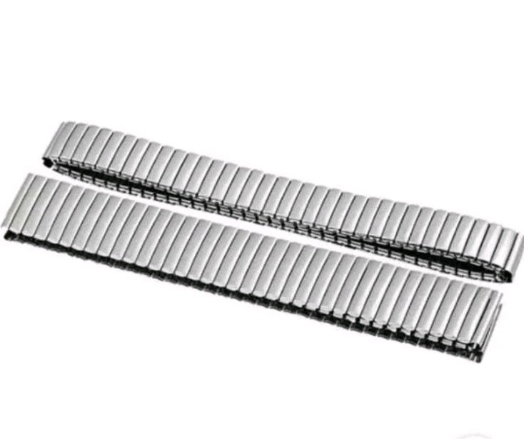 One-Piece Stainless steel Expander stretch metal watch Strap 12/14/16/18/20/22mm