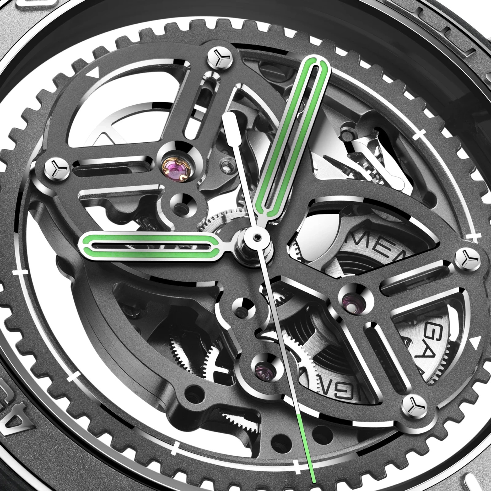 NEW CIGA Design Vector Automatic Skeleton Mechanical Watch
