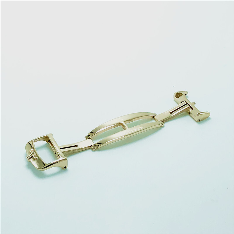 Quality Stainless Steel Watch Buckle Butterfly Clasp 18mm Fits Jaeger LeCoultre