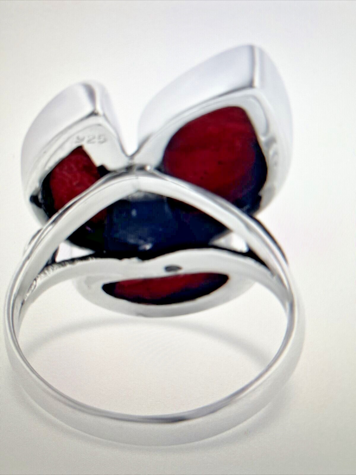 Natural Sponge Coral Ring in 925 Sterling Silver (Size 9.0) 5.5 g