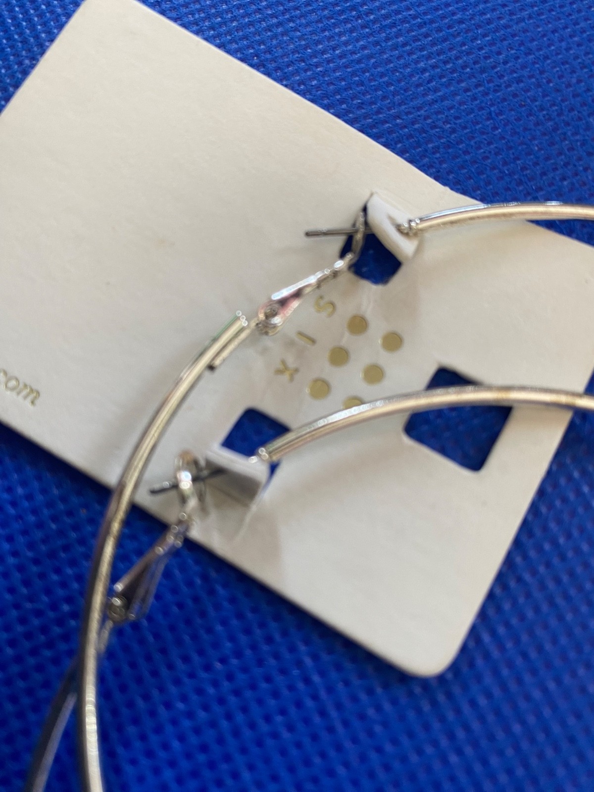 85mm Silver Tone Hoop Earrings – Large Lightweight Fashion Jewellery