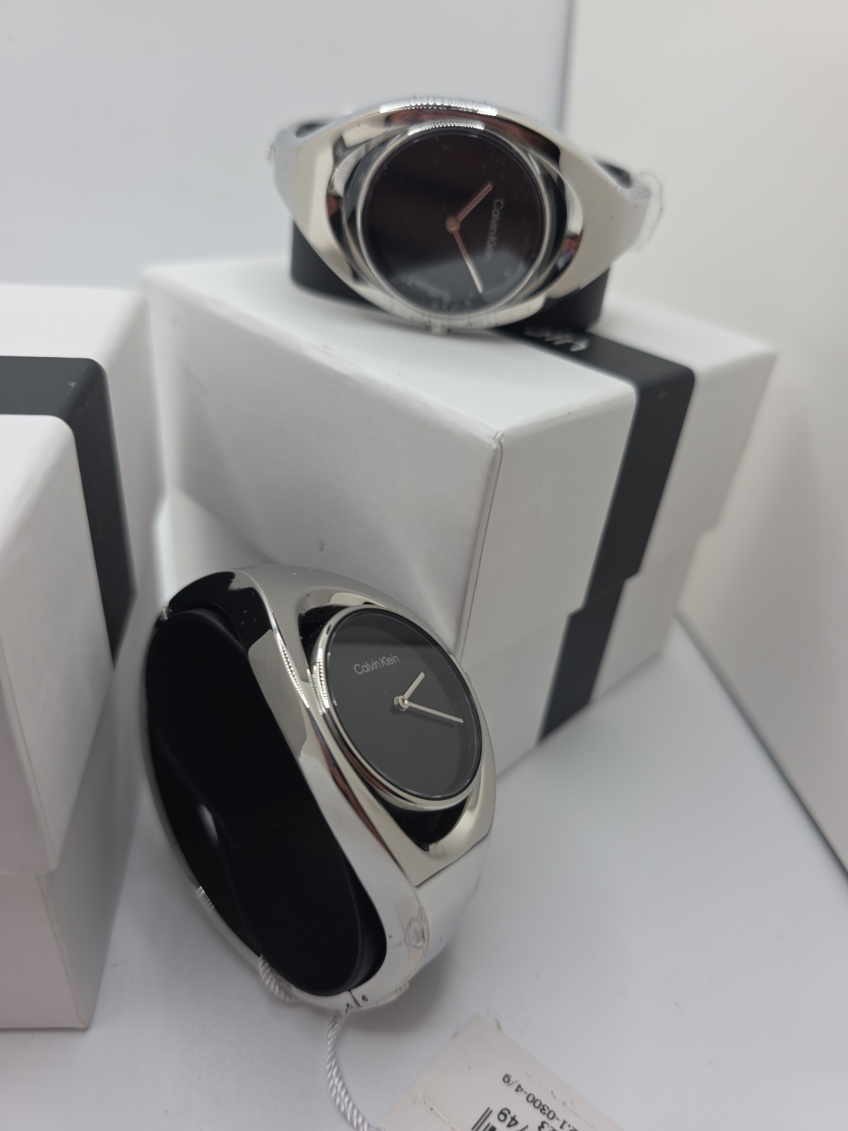 Calvin Klein Women’s Stainless Steel Tapered Bangle Watch 33mm