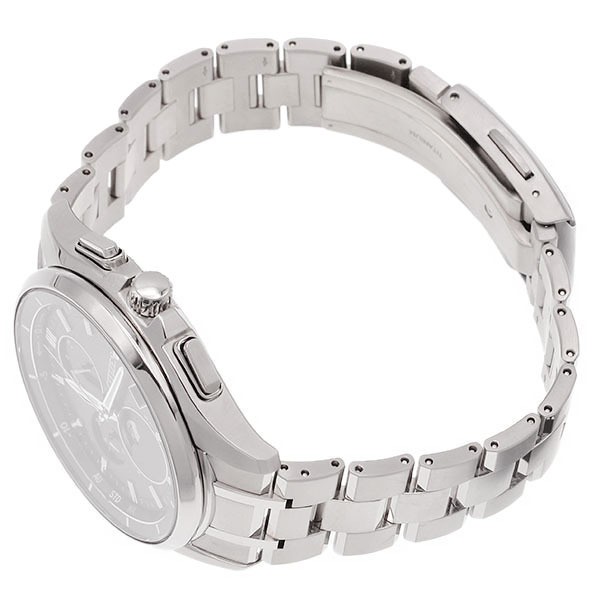 Citizen Attesa BY1001 66E Moon Phase Solar Radio Men’s Watch Black Dial Titanium