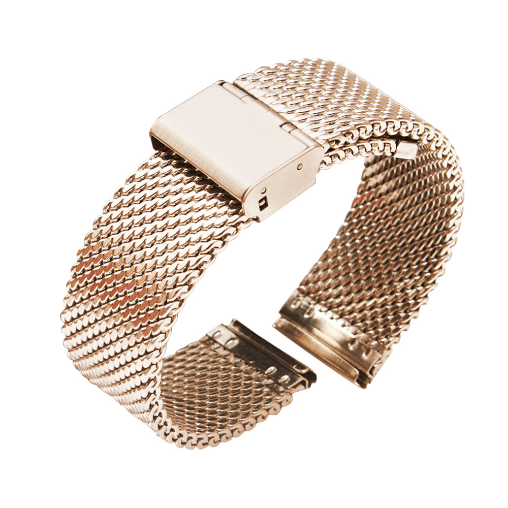 Mesh Stainless Steel Watch Band 18mm 20mm 22mm Metal Watch Replacement Strap