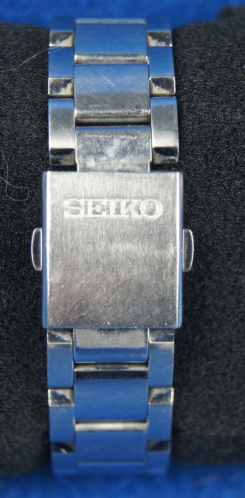 Vintage Seiko Chronograph Telemeter 100M Quartz 7T94-0AJ0 JDM Men’s Watch Blue