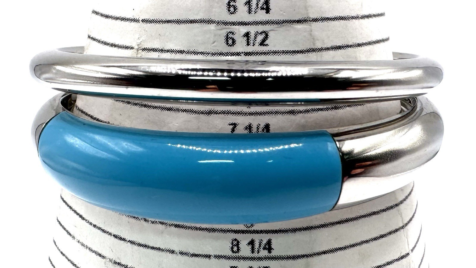 Calvin Klein Ellipse Two-tone Blue Stainless Steel Bracelet Free Shipping