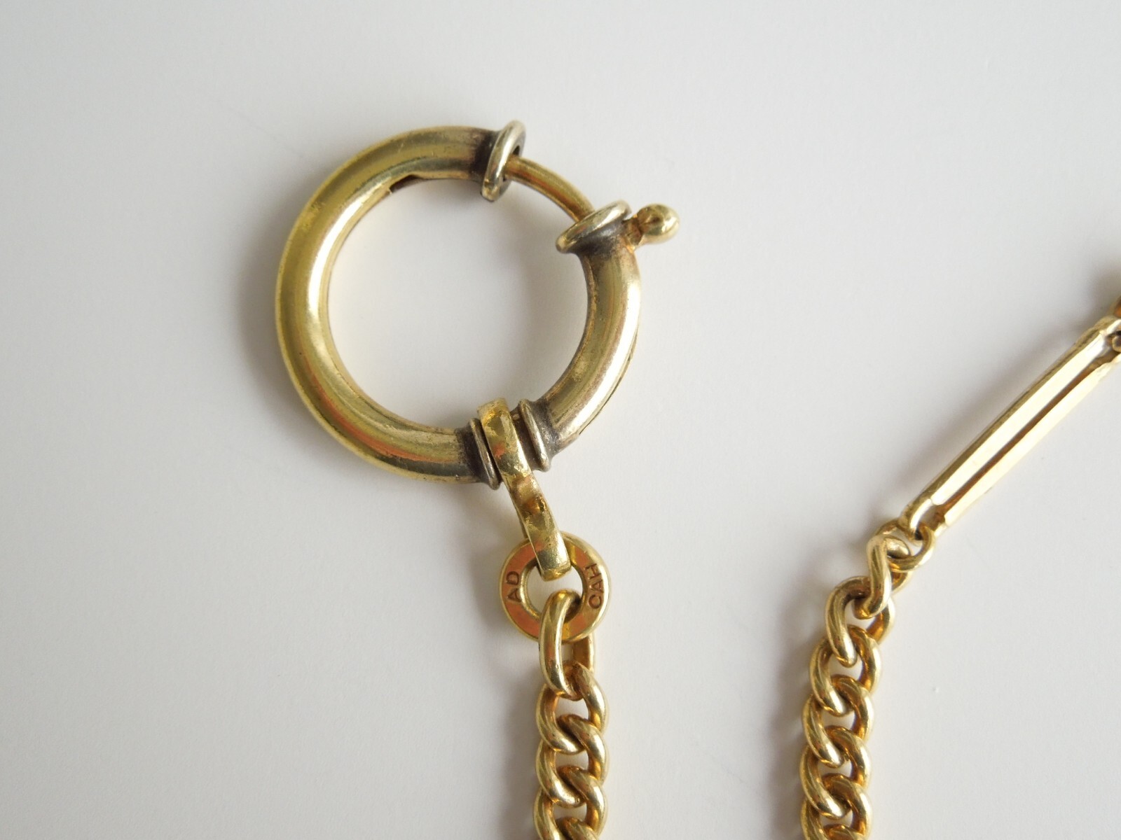Watch Chain Gold Tone Gold Plated AD CAH 12.0 G/25.5 Cm