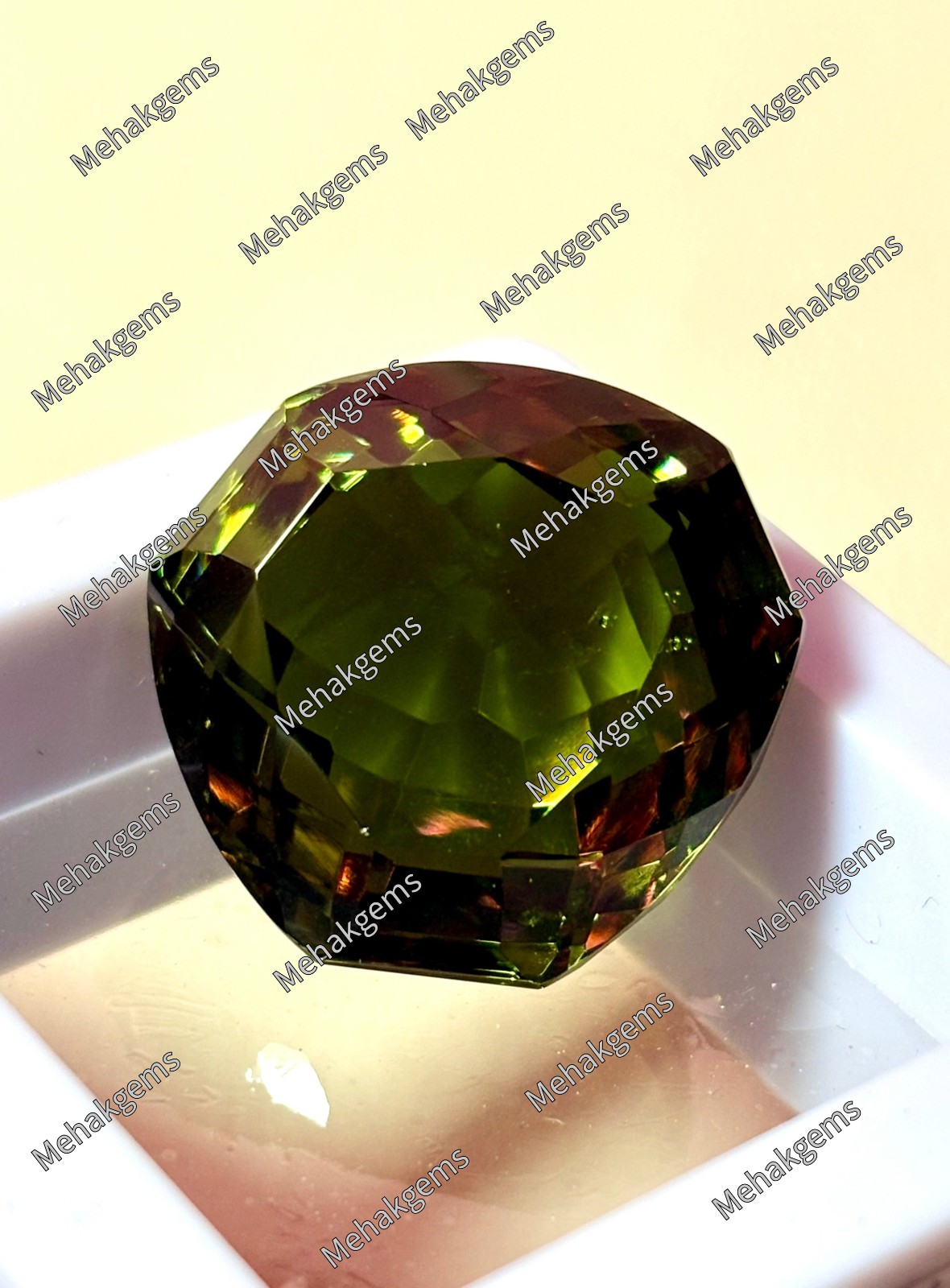 76.Ct Color Changing Zultanite Cushion Cut Loose Gemstone Rare Diaspore Statemen
