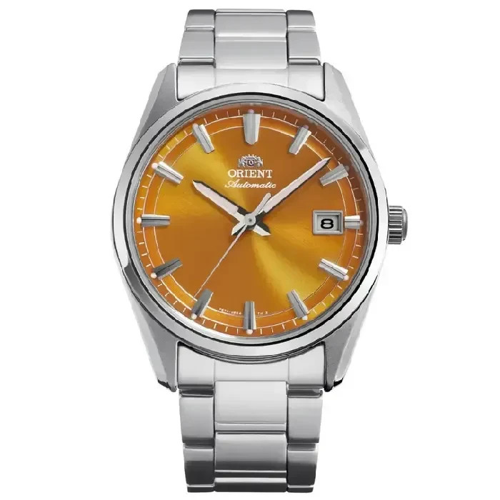 Orient Stretto Date RA-AC0R08 Special Edition Orange Dial New Full Set Men Watch