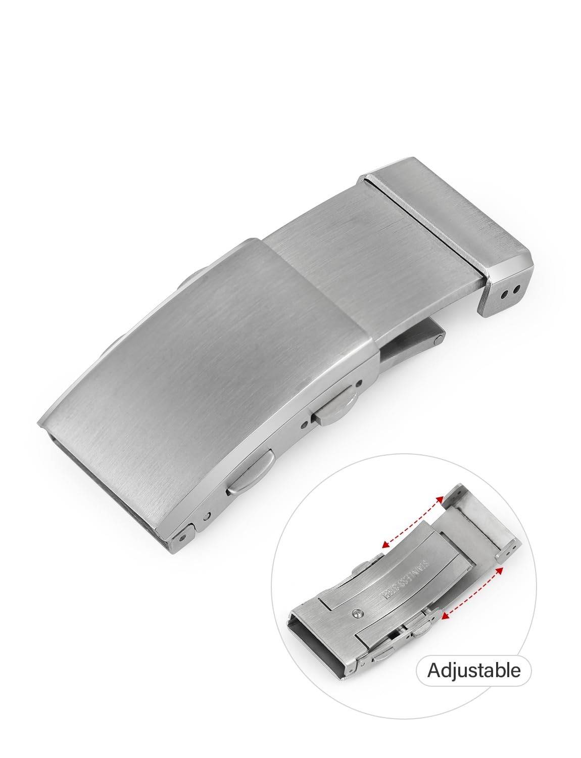 Folding Deployment Clasp Replacement for Stainless Steel Watchband – 16mm to 22m