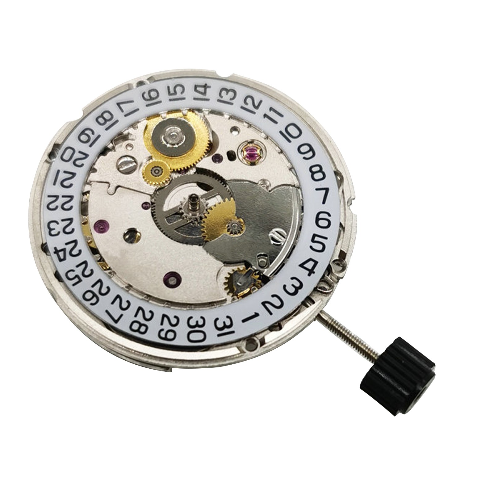 25.6mm 23 Jewels Automatic 3 Hand Watch Movement For ETA C07.111 Chronoscope